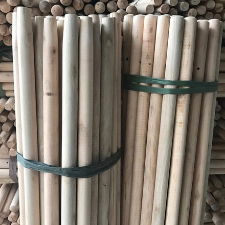 Wooden Broom Stick Wooden Pole Manufacturer for Natural Wood Handle