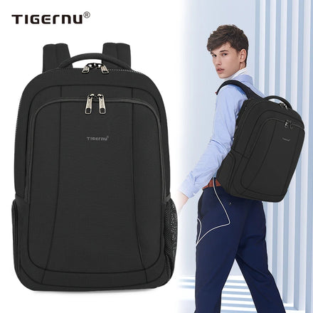 Tigernu T-B3143XL Custom Factory Direct Sales Mochila Laptop Waterproof Backpack Bagpack Man Black Waterproof Smart Back Pack
