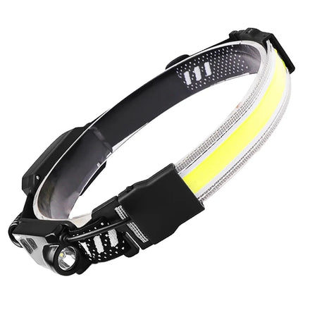 Induction Lamp Led Headset Projection Outdoor Cycling Usb Rechargeable Night Fishing Running Headlamp