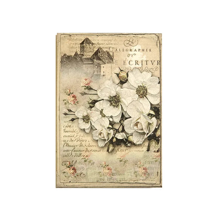 100 Sheets/Pack Material Paper This World Chen Shi Series Vintage Journal Message Decoration Base Paper Material 4 Models