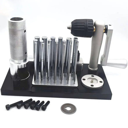 Redesigned & Improved of Jewelry Metal Material Coil Wire Simple Necklace Making Tool Jump Ring Maker Machine with 20 Mandrel