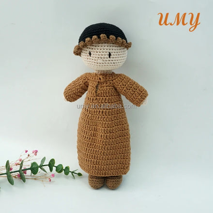 Hijab Toy Amigurumi Eid Gift Decoration Kaftan Ramadan Home Decor Islamic Kufi Thobe Men Tejer Muslim Cotton PP Cotton Birthday