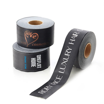 Custom Acrylic Single Sided Water Activated Kraft Paper Waterproof Tape for DIY Craft Packaging with Custom Printed Logo