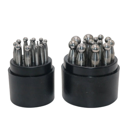 Metal Forming Tools Bell and Ball Making for Jewelry Making and Metal Stamping Metal Dapping Punches Block Set Dapping Punch Set