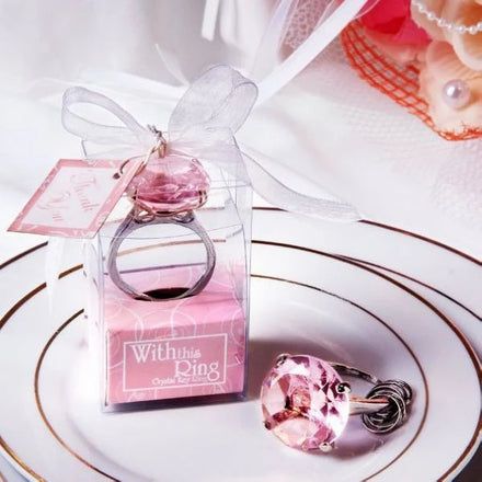 Wedding Favors Diamond Ring Key Chain Guests Return Gifts Keepsakes Giveaways Commemoration Day Practical Present