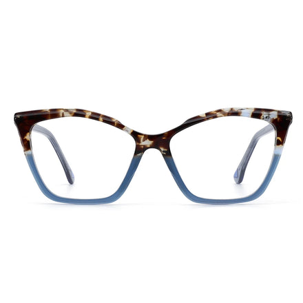 Dropshipping Fashion Latest Leopard Acetate Eye Glasses Eyeglasses Optical Glasses Frames for Women