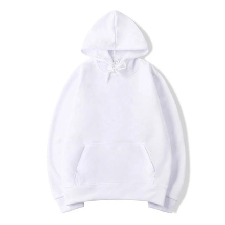 Sublimation Hoodie US Size Custom logo Blank Sublimation White Hoodie Pullover Sweatshirt