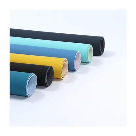 Smooth Texture Wrinkle Resistant PU Leather Waterproof Furniture Upholstery Craft Material