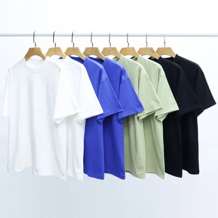 High Quality Custom Printing Oversized Drop Shoulder T-Shirt for Men Blank Cotton Street Wear Heavy Weight Plus Size