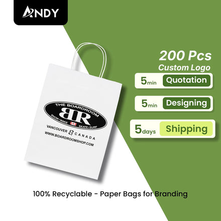 Customized Eco-Friendly Biodegradable Kraft Takeaway Delivery Bread Bag Food Paper Bag with Own Logo Printed Customized