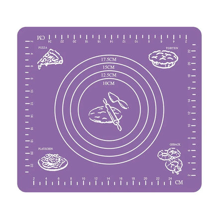 Manufacturers Direct Sale Food Grade Eco-Friendly Silicone Pastry Mat 40x60cm Baking Set for Dough Kneading