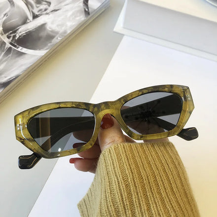 2025 Best Seller in Stock Street Shot Shades Small Rectangle Shaped Frame UV400 Lens High End Men Women Sunglasses