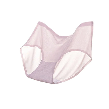 MiiOW Nylon Thin Cotton Crotch Women's Panties Ultra-light Breathable Fit Women Underwear Bottoming Double Layer Women's Panties