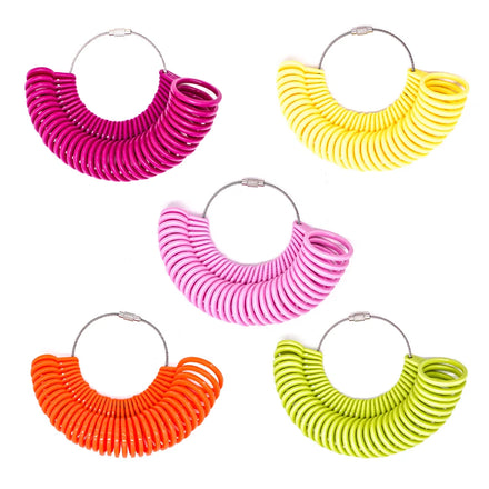Factory Direct HK 1-33 Size by Centimeter ABS Plastic Ring Measuring Tools Finger Gauge Ring Sizer Jewelry Tool
