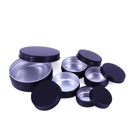 Wholesale Round Scented Decorative Packaging Gold Tin Can Container Jars Travel Candle Tins