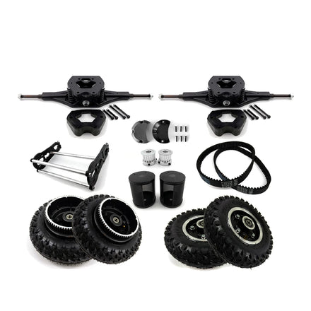 Strong Motor Aluminium Bracket 8 Inch Off-road Wheel Belt Drive Protection Cover Electric Skateboard Conversion Kit