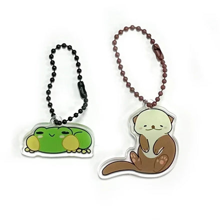 Anime Acrylic Keychain Double-sided Mezzanine Pendant Anime Accessories Friends Gift