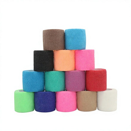 5cm Cohesive Bandage Sports Tape Self Adherent Finger Hand Guard Wrist Support Wrap Ankle Strap Grip Sock Football Boxing Hockey
