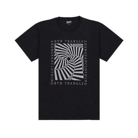 Crew Neck Men's Heavyweight T-shirt Screen Printing t Shirt for Men