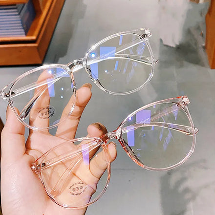 2026 Fashion Custom Logo Cheap Optical Eyeglasses Ladies Large Frame Spectacles Women Oversize Round Frames Optical Glasses