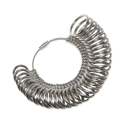Wholesale Good Price Jewelry Making Tools Ring Size Measure Instrument Metal Alloy Ring Sizer EU Size 41-76 Finger Size Gauge