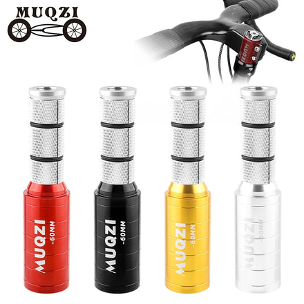 MUQZI Mountain Bike Fork Stem Extender 60mm Adjustable Height Hidden Stem Extender for 28.6mm Aluminum Fork