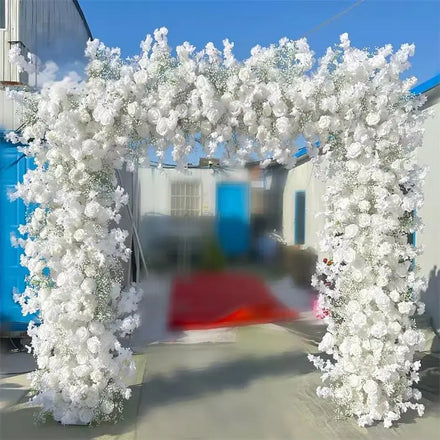 JCF039 Wedding Layout Simulation Flower Square Arch Decoration Centerpiece Flower Row Proposal Flower Runner