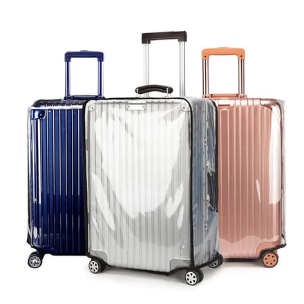 Luggage Protector Suitcase Cover Waterproof Pvc Suitcase Cover Transparent Clear Plastic Protective Luggage Cover