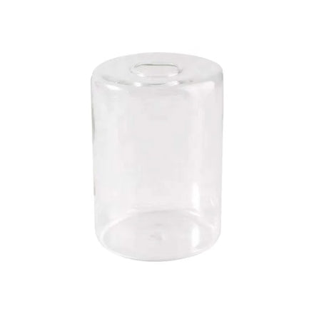 Custom Made Simple Style Clear Hand-blown Cylinder Shape Borosilicate Glass Vase