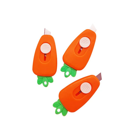 Mini Utility Knife Small Cute Portable Carrot Cutter Express Open Box Knife Manufacturers Wholesale