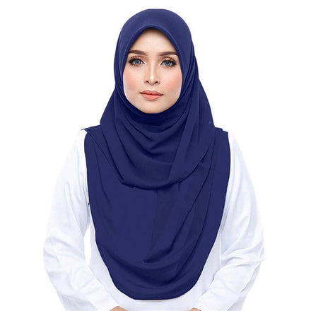MOTIVE FORCE 2024 15 Color Arab Islamic Malaysian Hijab Dubai Muslim Women Chiffon Instant Hijab Scarf