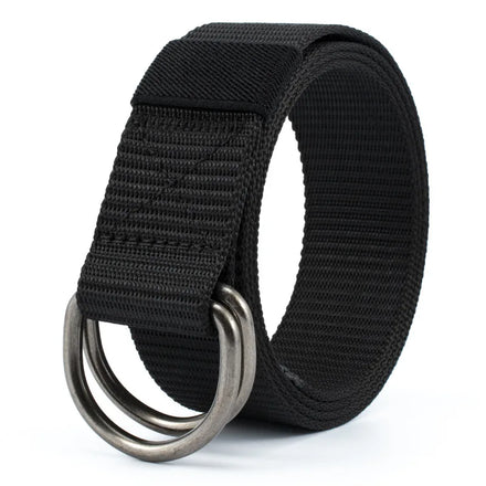 Customized Double D Ring for Buckle Woven Nylon Belt Quick-Drying Lightweight 3.8cm Width with for Buckle for Outdoor Sports