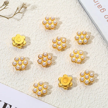 Wholesale Cross Border Colorful Flower Diamond Pendant Accessories Plum Diamond Buckle for DIY Handmade Glass Rhinestones