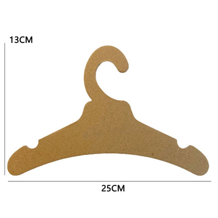 Space Saving Eco-friendly Paper Hanger Baby Clothes 25x13cm Modern Design Multifunctional Hook Type Customizable Color Custom