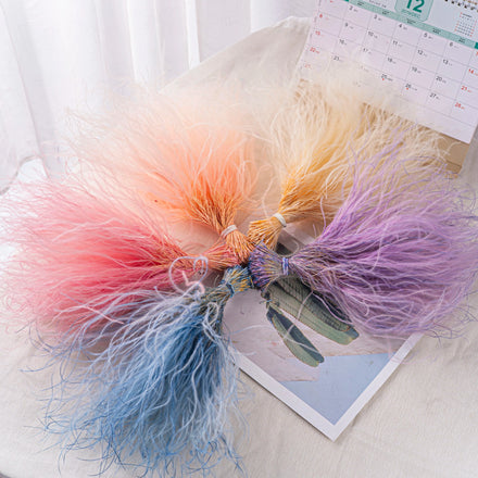 Wholesale Dried Flowers Feather Grass bunch Natural Dry Preserved Flowers Feather Grass for Diy Bouquet Events Home Decor
