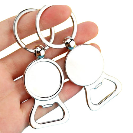 Factory Cheap Price Wholesale Sublimation Bottle Opener Keychain ODM OEM Custom Sublimation Bottle Opener Keychain