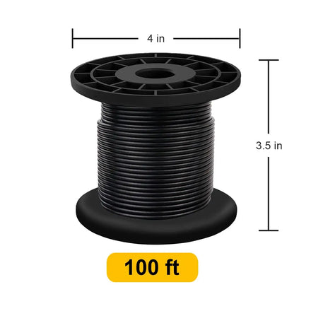 PVC Coated Steel Wire Rope 7X7 7X19 1X7 1X19 Plastic Coated Wire Rope