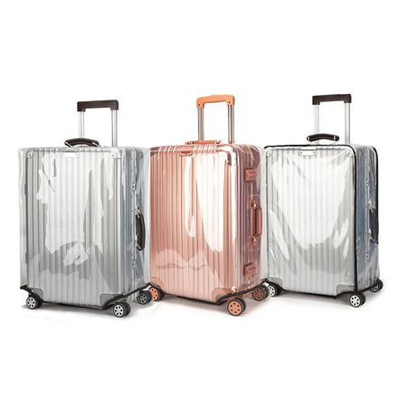 Wholesale Waterproof Scratch Proof Clear Travel Suitcase Protection Cover Transparent Pvc Suitcase Cover