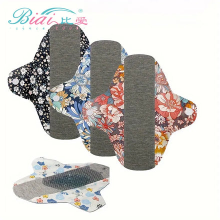3Size Reusable Sanitary Pads Wsahable Frivolous Panty Liners Soft Cloth Menstrual Pads in Summer Sanitary Pads for Women
