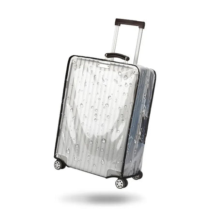 Wholesale High Quality Custom Waterproof Transparent Pvc Suitcase Protective Cover Travel Clear Luggage Cover