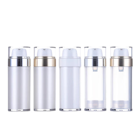 Refillable Plastic Acrylic PS 30ml 50ml Double Wall Cosmetics Resistant Luxury Airless Pump Bottle Skincare Cream Serum