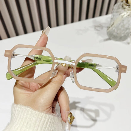 Twooo 6158 Colorful UV400 Quality Shades square Fashion Sunglasses 2024