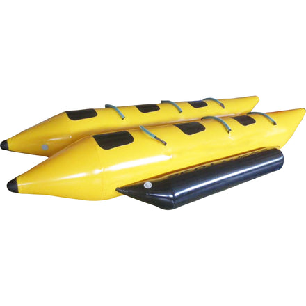 2 Tubes 6 Riders PVC Towable Banana Boat for Water Sports