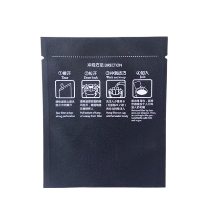 Custom Printed Packaging 100*125mm Heat Seal Coffee Drip Paper Bag Packaging