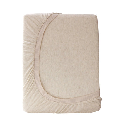 Ready to Ship King Size Bed Sheet 100% Cotton Jersey Knit Sheet Extra Deep Pocket Ultra Soft Fitted Sheet