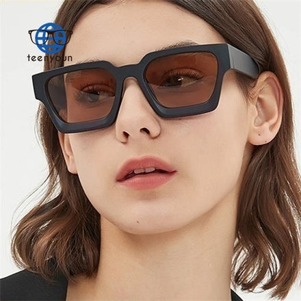 Teenyoun 22902 OEM Custom Logo Glasses Square Shades Brand Sunglasses for Women and Men 2024 Wholesale