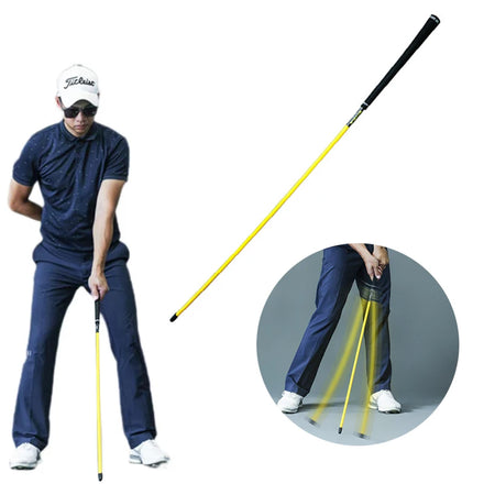 Golf Swing Trainer with Sound Alert & Pose Correction Swing Training Stick for Beginners to Improve Power and Accuracy