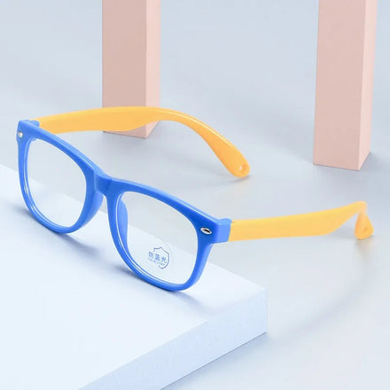 Factory Direct Full Silicone Flexible Frame Children UV400 Sunglasses Durable Blue Light Blocking Glasses for Kids