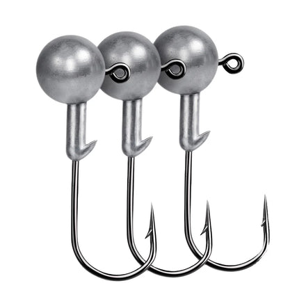 1g 1.5g 2g 2.5g 3.5g 5g 7g 10g 12g 14g 20g Crank Jig Head Hook Fishing Hook Head Jig Lure Soft Worm Jig Hook Fishing Accessories