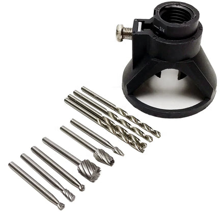Drill Bit Positioning Device for Electric Grinding Machine Bracket for Mini Rotary Grinder Woodworking Milling Cutter with 3.0MM